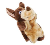 BCOATH Cartoon Plush Wolf Hand Puppet Soft Animal Finger Puppet for Interactive Storytelling and Role Play and Safe for Creative Learning and Parent Interaction