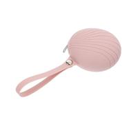 BCOATH Case Silicone Container with Clip Design Pink Organizer Bag for Teething Toys and Napkins Hanging on Backpack