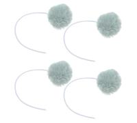 BCOATH Cat Suspension 4Pcs with Bell Plush Replacement Balls for Cat Trees and Indoor Physical Activity