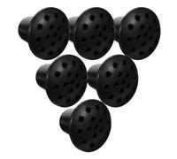 BCOATH Cemetery Flower Holders Decorative 6pcs Black with 16 Holes and Keeps Flowers Upright Suitable for Indoor and Outdoor