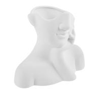 BCOATH Ceramic Human Face Flower Pot Ceramic Flower Arrangement Unique Artistic Chic Home Decoration Gift for Room and Home