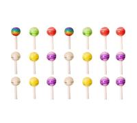 BCOATH Charms Creative Art Ornaments Resin 100pcs 3d Nail Art Supplies Lollipop Nail Easy to Use for DIY and Proms