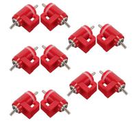 BCOATH Chicken Nipple Waterers Extend Water Feeding System 10pcs Plastic and Metal Automatic Poultry Drinking Nipples for Chickens and Pigeons Suitable for Home and Professional Farm