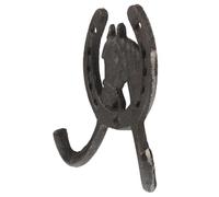 BCOATH Coat Hook in Living Rooms and Increased Storage Capacity Cast Iron with Horse Head Design, Vintage Style Multi-Function Wall Mounted Pothook for Organizing Clothes and Decoration