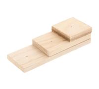 BCOATH Collection Supplies Specimen Display Holder and Personal Experimental Use Wooden Display Stand Needle Hole for Specimen Showing , Creative Chic for Graduation Party