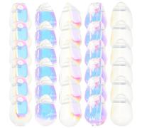 BCOATH Colored Glaze Spacer Beads Small and Delicate Craft Beads 100pcs with Beautiful Appearance, Easy to Store for Crafting for DIY Necklace and Bracelet Making