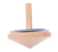 BCOATH Colorful Wooden Gyroscope for Natural Non-toxic Material Creative Peg-top Design Birthday Party Favors and Educational Play for Boys