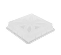 BCOATH Concrete Forms Brick Mold for Outdoor Use Sturdy Plastic Cement Concrete Mold 35x35x7.5cm for Building Projects