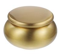 BCOATH Copper Cremation Urn Small Canister with Good Sealing Performance, Multi-functional Use for Jewelry and Incense Powder Storage, Simple and Generous Design Suitable for Homes