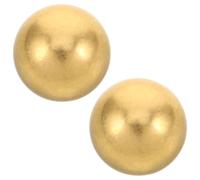 BCOATH Copper Sphere Bird Bath Cleaning Balls 2Pcs 2Cm Solid Brass for Outdoor Garden Pond Water Purification and Birdbath Use