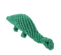 BCOATH Cotton Rope Dog Chew Dinosaur Shape for Dogs Teething Relief Puppy Plaything Interactive Pet Tug for Healthy Teeth and Fun Training