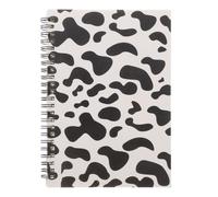 BCOATH Cow Print Spiral Notebook College Ruled with User-friendly Binding for School Office and Home Use Stylish Animal Print Writing Pad for Students Portable Design