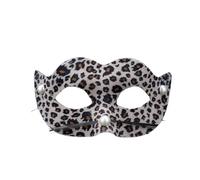 BCOATH Creative Leopard for Party and Halloween Performance, Pvc Material with Non-deformation and Non-fading Features, Half Face Party Mask for Costume and Dancing Events
