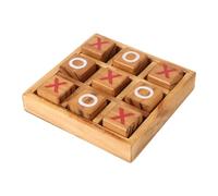 BCOATH Creative Wooden Toe Board Game for Families Portable Strategy Game for Aged Easy Slide Storage Educational Puzzle for Problem-solving and Strategic Thinking Development