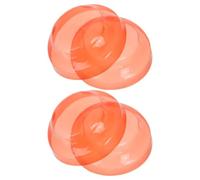 BCOATH Detector Cover Abs and Easy Installation False Alarm Prevention 4pcs Red Protective Dust Cover Guard for Fire and Carbon Alarms Suitable for Fire Protection Industrial Equipment
