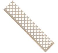 BCOATH Diamond Art Ruler Stainless Steel DIY Drawing Mesh Ruler for Diamond Drawing Craft Tools with Khaki Colour Improving Apply Efficiency and Keeping Straight