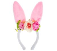 BCOATH Easter Bunny Headband with Plush Rabbit Ears Hairband, Made of Wear-resistant Pe Foam and Plush Material, for Performances and Matching Different Dress-ups