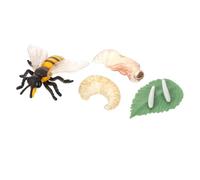 BCOATH Educational Bee Miniature Model Simulation of Growth Cycle Stages for Early Learning and Nature Exploration Realistic Insect Decoration and Photo Prop