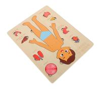 BCOATH Educational Wooden Human Body Organs Puzzle for Early Learning Teaching Tool Stem for Birthday Christmas