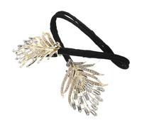 BCOATH Elegant Peacock Shape Hair Bun Maker for Long Hair, Alloy Material with Sophisticated Polished Look, Versatile Design for Messy Bun and Everyday Hairstyling