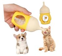 BCOATH Ergonomic Pet Nursing Bottle for Newborn Puppies and Kittens Reusable Puppy Feeding Bottle with Anti-spill Valve Easy to Clean Little for Accurate Nutrition