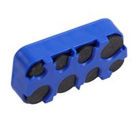 BCOATH Euro and Dollar Coin Holder Box, Portable Blue Coin Storage Organizer with Quarter Dispenser, Car Change Holder for Vehicle Accessories and Money Management