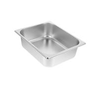 BCOATH Fast Food Storage Pot Large Capacity Buffet Server Tray Stainless Steel Buffet Foods Holder Easy Clean Smooth Surface