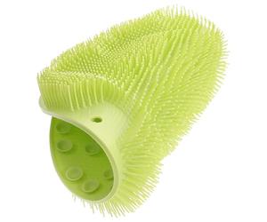 BCOATH Foot Massage Brush with Suction Cups for Shower and Bathroom Use TPR Material Non-Skid Foot Mat Pad with Hanging Hole Effective Dead Skin Removal