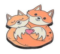 BCOATH Fox Brooch Lapel Pins Portable Stylish Zinc Alloy Creative Design Resist Fading Versatile Party Pins Accessory for Festive and Special Occasions