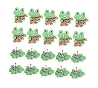 BCOATH Frog Push Pins 20 Pack Cartoon Guitar Decorative Thumb Tacks for Cork Bulletin Boards Home Office Lightweight Wall Fasteners