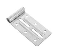 BCOATH Garage Door Top Bracket Iron Accessory Strong Structure Easy to Install Features Silver Sectional Door Hinge Replacement