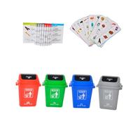 BCOATH Garbage Sorting Game for Early Educational Plaything Environmental Awareness Building Preschool Learning for Ages Practical Memory and Cognition Development