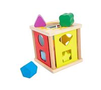 BCOATH Geometric Building Blocks Preschool Educational for Cognitive Development Safe Smooth Finish Early Learning Gift