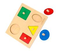 BCOATH Geometry Panel Puzzle for Early Learning Cognitive Development Shape Sorting Board for Enhances Fine Motor Skills Visual-spatial Recognition and Logical Thinking