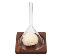 BCOATH Glass Triangular Funnel for Essential Oil Diffusers with Smooth Surface and Quick Oil Residue Removal, Mini Size 13.5x8.8x8.8cm, for Laboratory and Exhibition Fragrance Testing