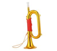 BCOATH Golden Bugle Trumpet for Engaging Musical Instrument for Stage Performance Role Playing Parties Easy to Use Authentic Design for Fun Exploration