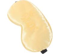 BCOATH Golden Imitation Silk Sleep Eye Mask Comfortable to Wear and Will Never Fall with Double Elastic Bands for Travel and Hotels, Sleep Eye Cover for Women
