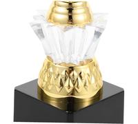 BCOATH Golden Plastic Women's Soccer Trophy Lightweight Mini Award for Female Players Team Achievements Participation Recognition Safe Non-toxic Material