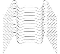 BCOATH Greenhouse Glazing Retainer Clips 250pcs Stainless Steel, W Type Wire Clamps for Securely Holding Glass Panels, Enhanced Sealing Performance, for Greenhouse Repairs