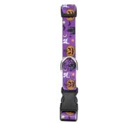 BCOATH Halloween Purple Pet Collar for Dogs, Festival Neck Ring with Decorative Tie, Basic Collar Accessory for Puppy Identification and Seasonal Pet Supplies