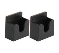 BCOATH Ham Radio Microphone Holder Mount Cb Radio Mic Clip Clamp Car 2 Pcs with Adhesive Backing Hook Accessories Universal for Vehicle and Office Use