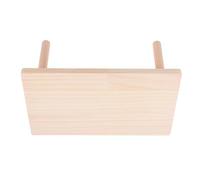 BCOATH Hamster Cage Accessories Pet Hamster Providing Sense of Safety Developing Skills Wooden Second Floor Platform Sturdy Wood Material Gnawing Prevention Design