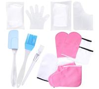 BCOATH Hand Wax Gloves for Hand Care and Foot Care Spa Paraffin Wax Gloves Supplies Exfoliating Scrub Accessory for Dry Feet Relief Random Color