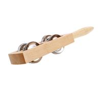 BCOATH Handheld Jingle Bells for Bell Tambourine Musical Instrument Engaging Music Therapy Tool for Rhythm Development and Auditory