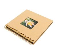 BCOATH Handmade Convenient for Opening and Closing Paper Material Photo Album Scrapbook Memory Book with 20 Pages for Memory Collecting
