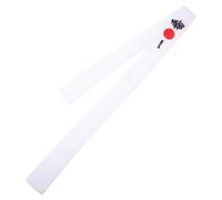 BCOATH Headband Absorb Sweat Breathable Cotton Japanese Style White Karate Head Strap for Face Washing and Doing Sports Suitable as Chef Accessory