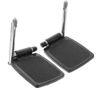 BCOATH Heavy Duty Wheelchair Legrest Pair with Folding Footrests and Plastic Construction Suitable for Caregivers and Age Groups Using Wheelchairs Random Color