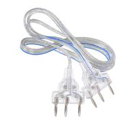 BCOATH High Conductivity Fencing Foil and Epee Body Cord with Head Clip for Training and Competition Transparent Conductive Wire Ensuring Accurate Scoring and Performance