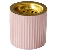 BCOATH Incense Burner Desktop Incense Ceramic with Elegant Vertical Texture, Aromatherapy Censer Design to Purify The Air and Relax, Arabian Style for Parties and Office