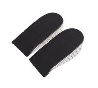 BCOATH Invisible Increased Heel Lift Pads Height Boost Shoe Insoles for Men Women Shockproof EVA Half Inserts Comfortable Non-Slip Black Shoe Pads for Relief and Joint Support